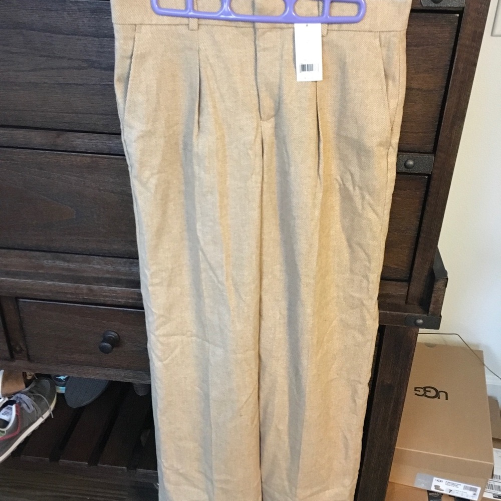 NWT dressy flannel pants